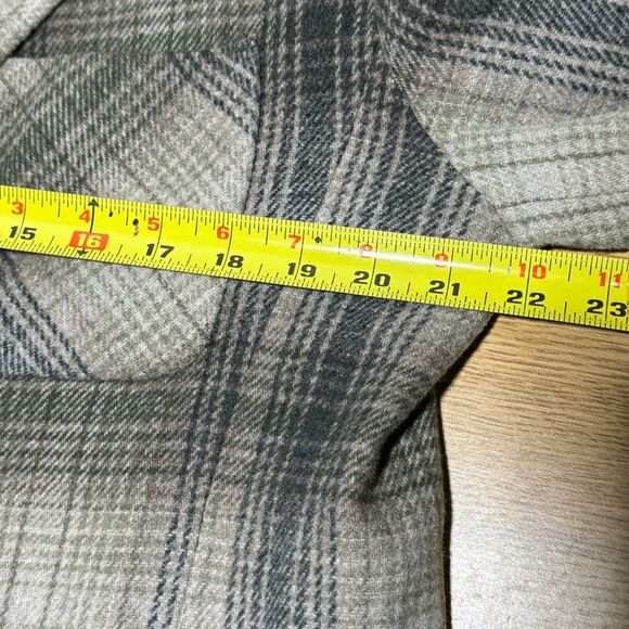 Equestrian Blazer Womens Size L Plaid Fall Preppy Money Brown Classic Vintage - Picture 5 of 10